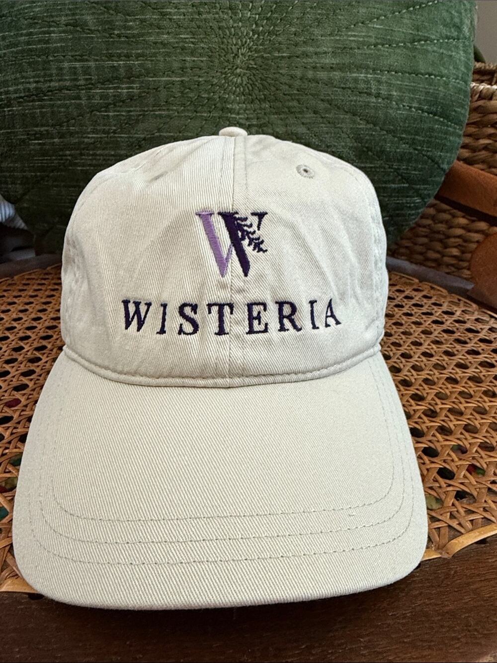 LL Bean Beige Wisteria Preppy Coastal Soft Heritage Adjustable Baseball Hat